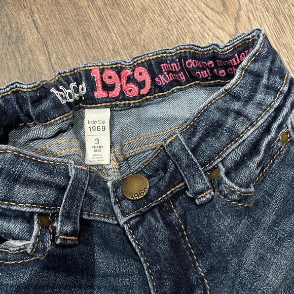Gapkids 1969 mini boot skinny jeans size 3 - Picture 5 of 6